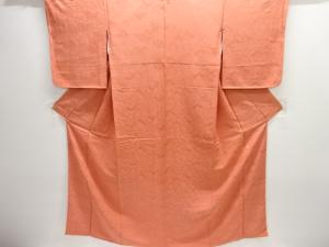 未使用品　笠松模様織り出し色無地着物